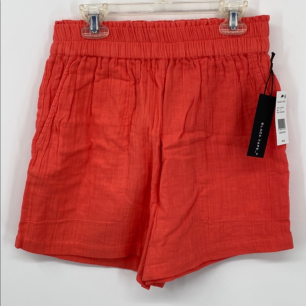 Black Tape_ High Waist Coral Shorts NWT Size Small
